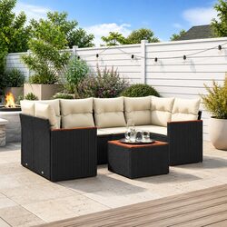 Practical Patio Sofa Set 7 Piece for Backyard Relaxation