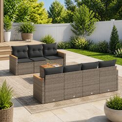 Versatile 8 Piece Outdoor Sofa Set with Storage