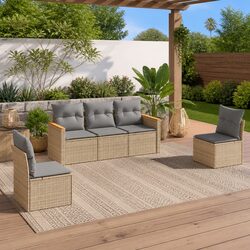 Practical 5-Piece Outdoor Sofa Set for Any Patio