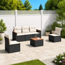 Versatile 6-Piece Garden Sofa Set for Any Outdoor Space