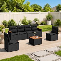 7 Piece Garden Sofa Set Ideal for Any Outdoor Living Area