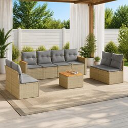 Versatile 9 Piece Garden Sofa Set for Any Outdoor Space