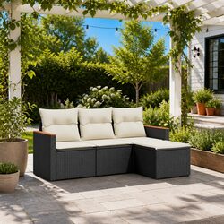 Practical 4-Piece Outdoor Sofa Set for Your Patio Needs