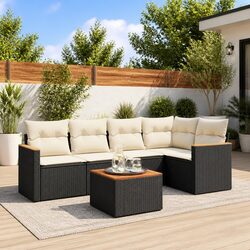 Versatile 6-Piece Garden Sofa Set for Outdoor Spaces