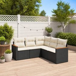 Ideal for Your Outdoor Retreat: 5-Piece Garden Sofa Set