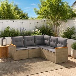 Practical 5 Piece Garden Sofa Set for Your Outdoor Space