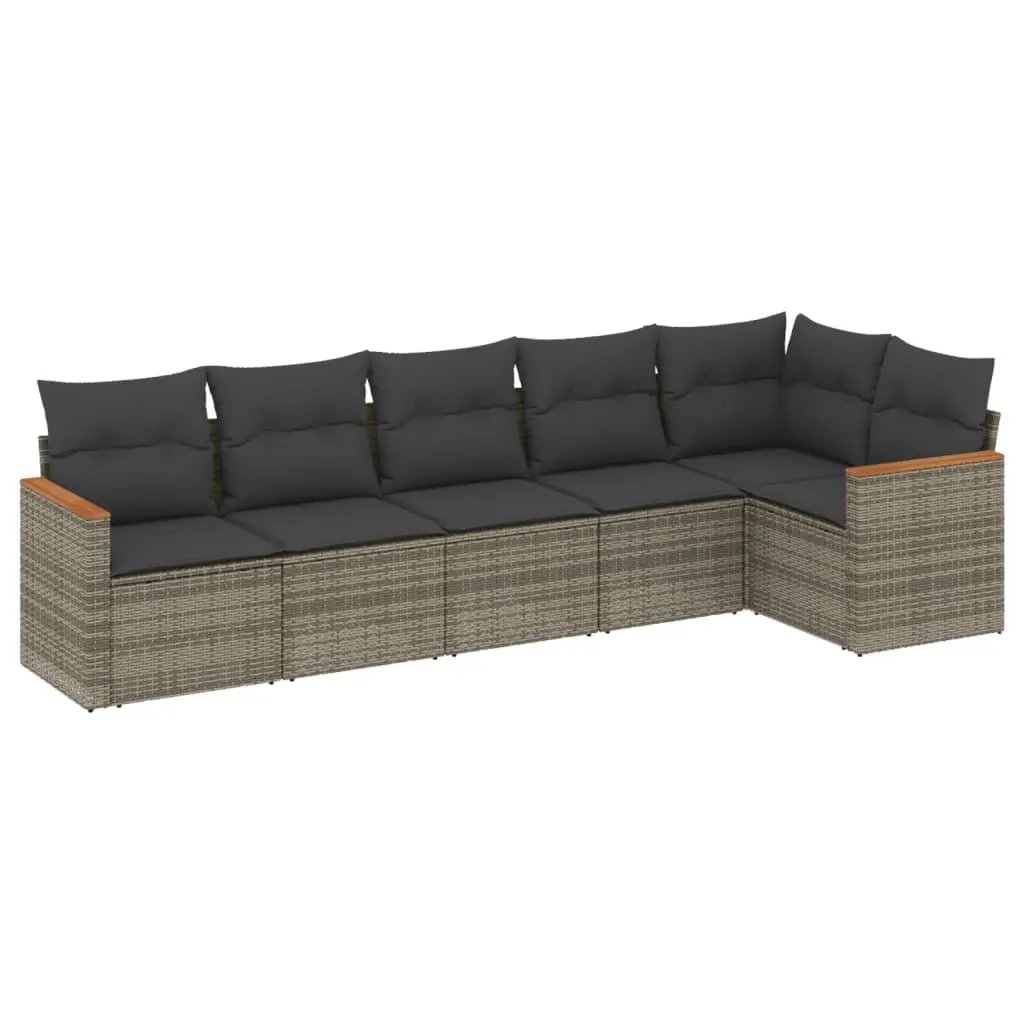 Outdoor 6-Piece Modular Sofa Set