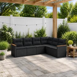 Practical 6-Piece Outdoor Sofa Set for Any Space