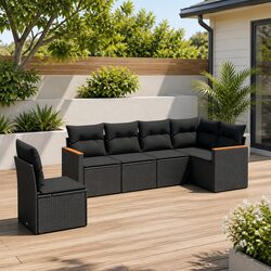 Practical 6 Piece Garden Sofa Set for Any Outdoor Space