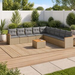 Practical 10 Piece Garden Sofa Set for Your Patio