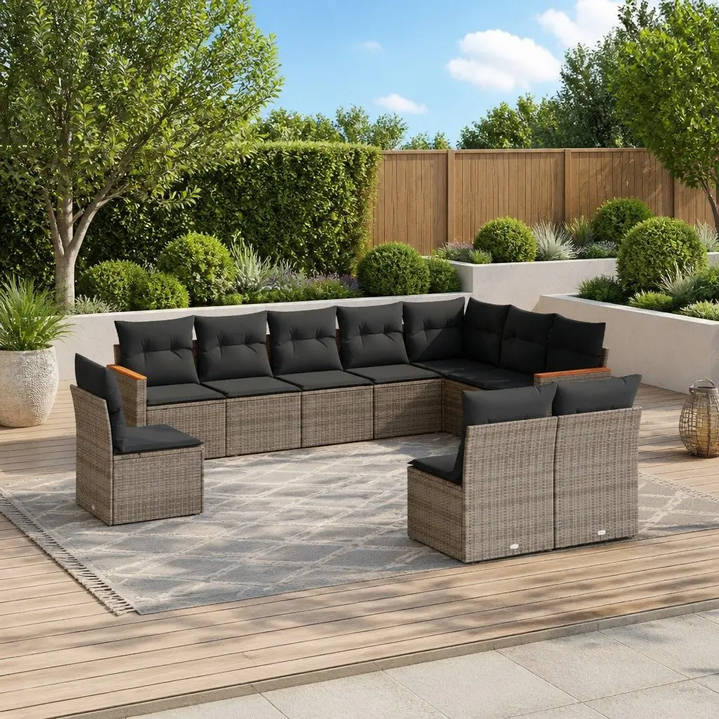10-Piece Sofa Set for Outdoor Gatherings