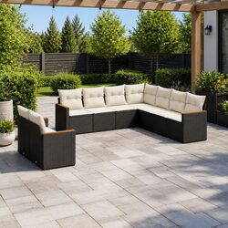 9 Piece Garden Sofa Set for Practical Outdoor Living