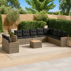 Practical 11 Piece Garden Sofa Set for Any Outdoor Area