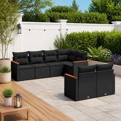 Versatile 7 Piece Garden Sofa Set with Storage Solutions