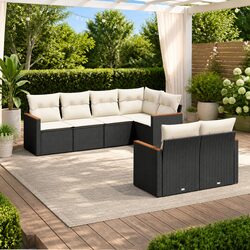 Practical 7 Piece Garden Sofa Set for Every Outdoor Gathering