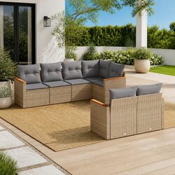 Versatile 7 Piece Garden Sofa Set for Outdoor Spaces