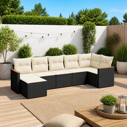 Practical 7 Piece Garden Sofa Set for All Occasions