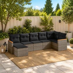Perfect for Any Outdoor Setting: 7 Piece Sofa Set