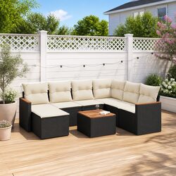 Practical 8-Piece Garden Sofa Set for Any Outdoor Space