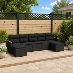 7-Piece Garden Sofa Set for Patios and Backyards