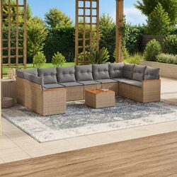 Ideal 11-Piece Sofa Set for Your Outdoor Gatherings