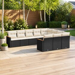 Practical 10-Piece Garden Sofa Set for Outdoor Comfort