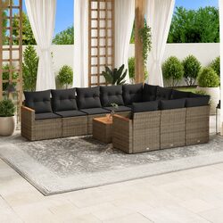 Practical 11-Piece Garden Sofa Set for Outdoor Use