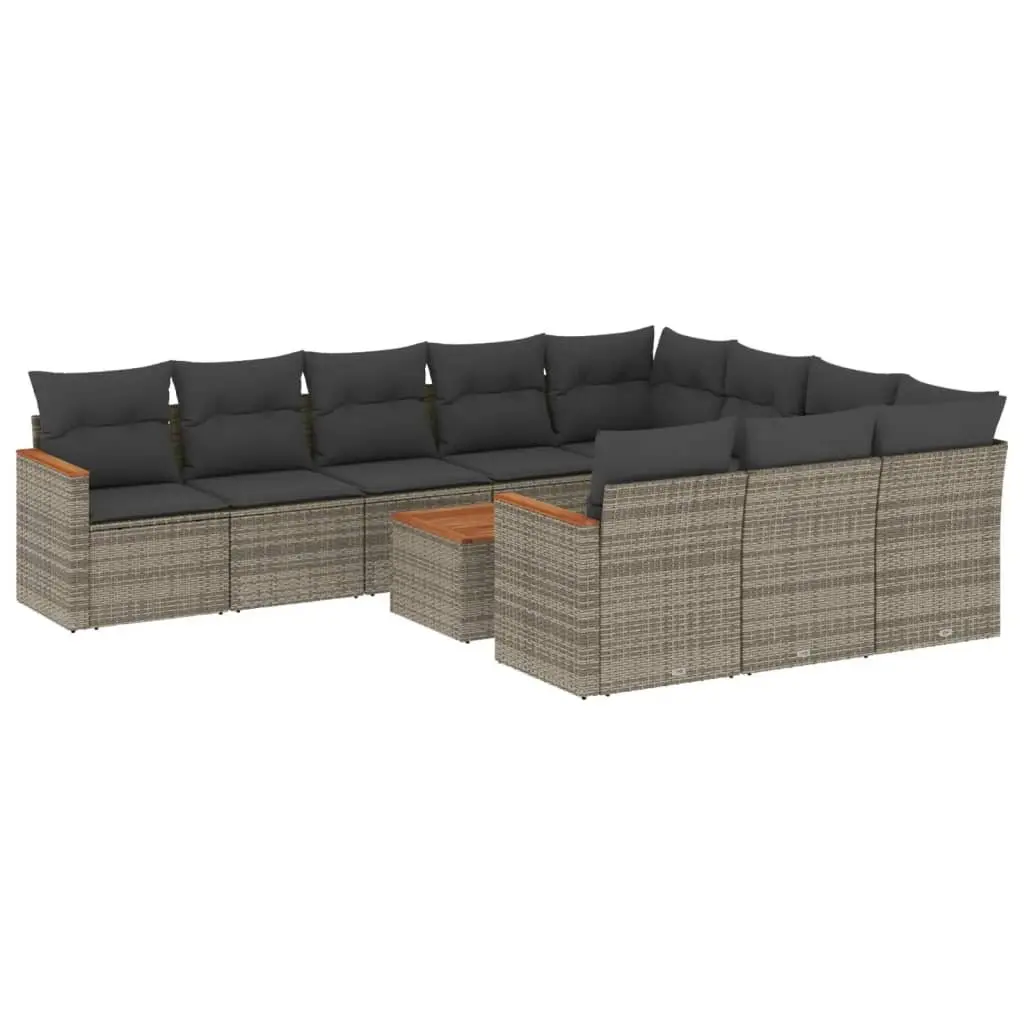 11-Piece Garden Sofa Set for Outdoor Use