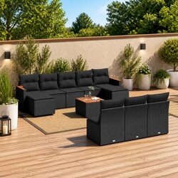 Ideal Outdoor Solution: 11 Piece Sofa Set for Relaxation
