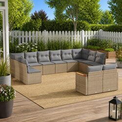 Perfect for Your Patio: 12-Piece Sofa Set with Storage