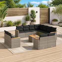 Versatile 12-Piece Sofa Set for Outdoor Relaxation