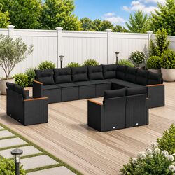 Versatile 12 Piece Garden Sofa Set for Home Use