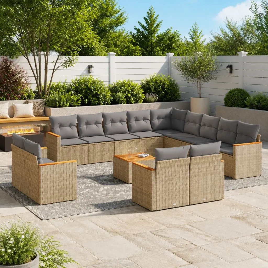 14-Piece Modular Outdoor Sofa Set