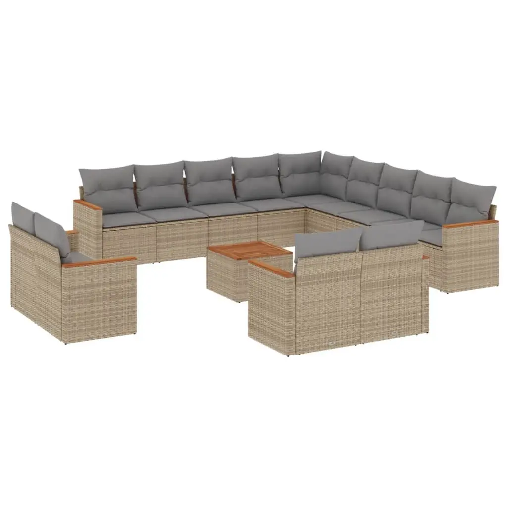 14-Piece Modular Outdoor Sofa Set