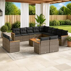 Practical 14-Piece Garden Sofa Set for Outdoor Living