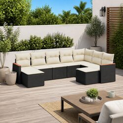 Versatile 9-Piece Garden Sofa Set for Outdoor Spaces