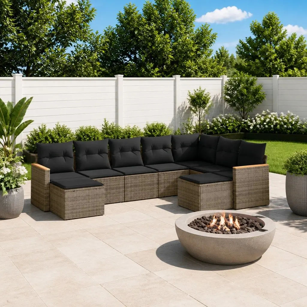 9 Piece Garden Sofa Set for Relaxation