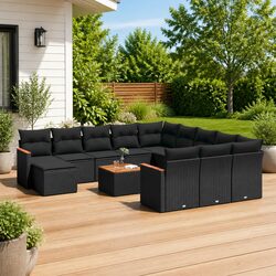 Ideal 13-Piece Sofa Set for Your Outdoor Gatherings