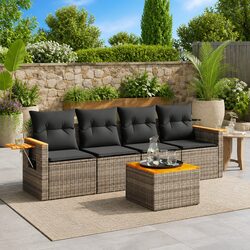 Practical 5-Piece Sofa Set for Comfortable Outdoor Living