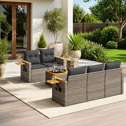 Versatile 6 Piece Garden Sofa Set for Every Outdoor Occasion
