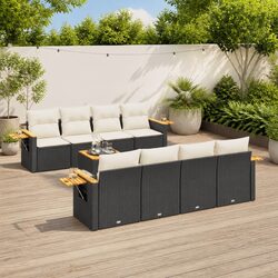 Ideal for Outdoor Relaxation: 9 Piece Sofa Set