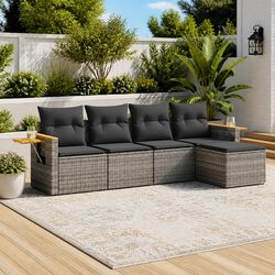 5 Piece Outdoor Sofa Set: Perfect for Patios and Backyards