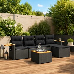 Practical 6-Piece Garden Sofa Set for Every Home