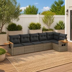 Ideal 6-Piece Sofa Set for Outdoor Gatherings