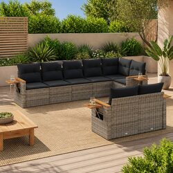 8 Piece Garden Sofa Set for Outdoor Living