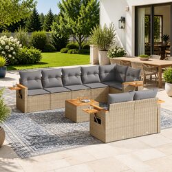 Versatile 9-Piece Garden Sofa Set for Outdoor Living
