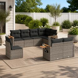 Practical 8-Piece Sofa Set for Your Outdoor Needs