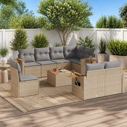 Versatile 9 Piece Garden Sofa Set for Any Outdoor Area