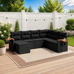 Practical 7 Piece Garden Sofa Set for Various Spaces