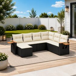 Versatile 7 Piece Garden Sofa Set for Outdoor Living
